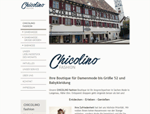 Tablet Screenshot of chicolino-fashion.com